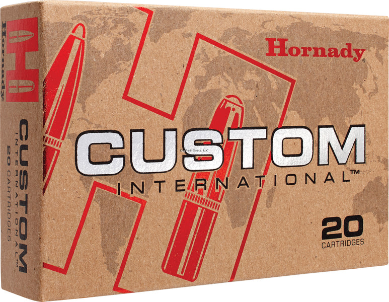 Hornady 80993 Custom International Rifle Ammo 308 WIN, SP