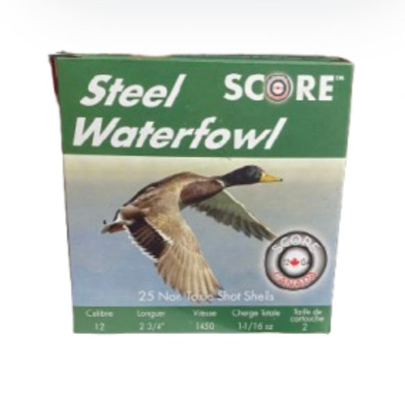 Score 12 Gauge 2 3/4'' #2 Steel Waterfowl Shells