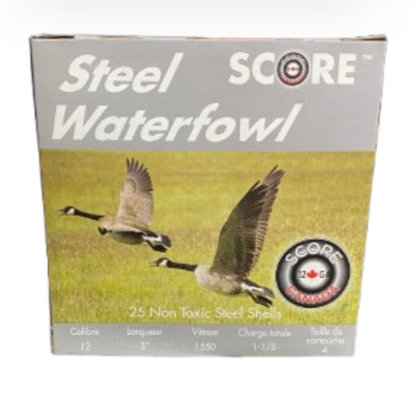 Score 12 Gauge 3'' #4 Steel Waterfowl Shells