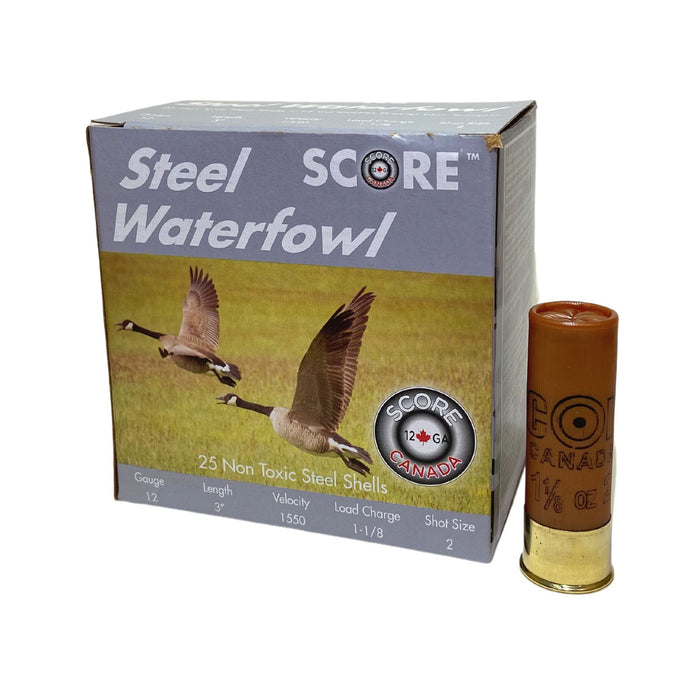 Score 12 Gauge 3'' #2 Steel Waterfowl Shells