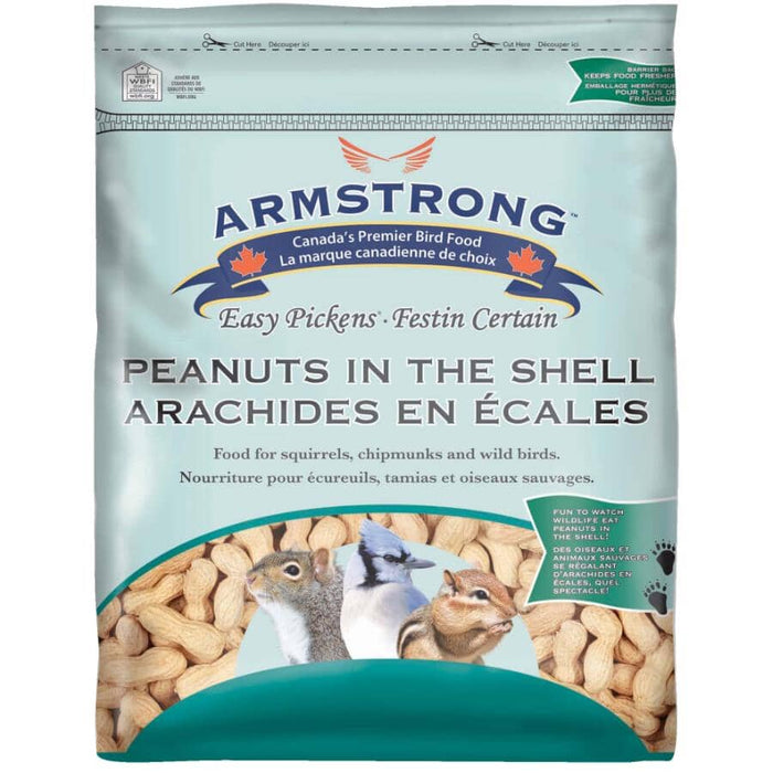 Armstrong Easy Pickens Raw In-Shell Whole Peanuts Bird Food