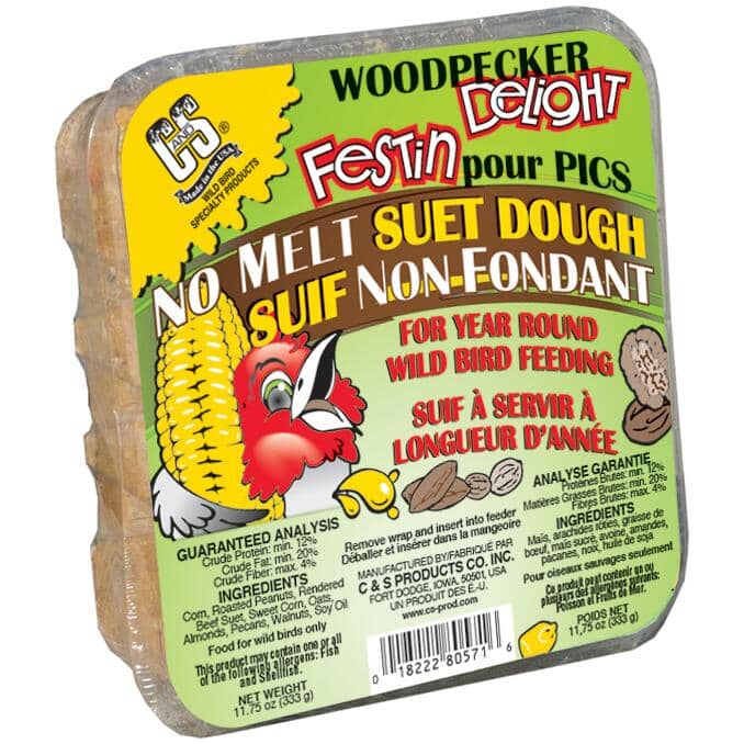 Armstrong No Melt Bird Suet Dough, Woodpecker Delight