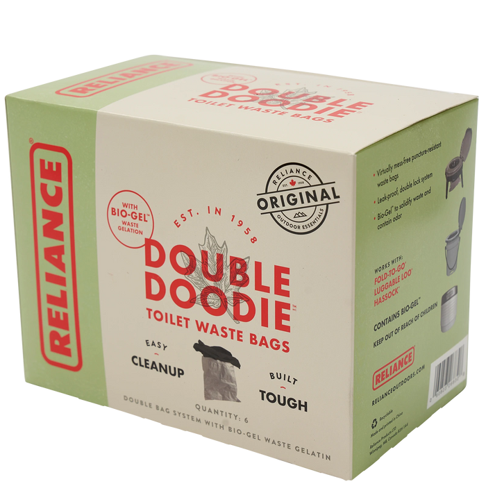 Reliance Double Doodie Waste Bags with Bio Gel