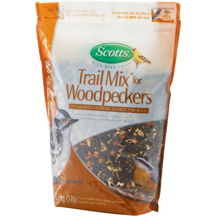 Scotts Wild Bird Food Premium Trail Mix Bird Seed for Woodpeckers, 2.27 kg